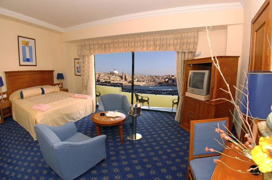 Doppel-/Zweibettzimmer mit Meerblick